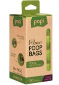 Bolsas biodegradables Popi pack 8 rollos 120 bolsas