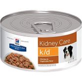 Hills perro adulto K/D kidney care chicken & vegetable stew lata 156gr. 
