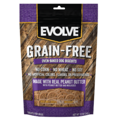 Galletas Evolve grain free peanut butter & molasses 340g